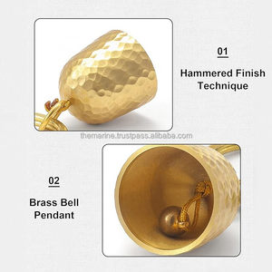 À la mode Laiton Cloches Porte-clés pour Camping En Plein Air Sac Bourse Bijoux Cloches Logo Personnalisé Belle Conception - Product Image 2