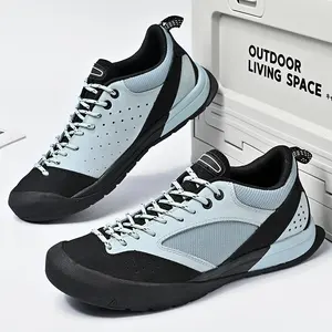 Zapatillas casuales para hombre hechas de cuero vacuno de primera capa con diseño perforado y calado, transpirables, cosidas a mano. - Product Image 2