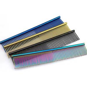 Peine de Acero Inoxidable para Eliminar Pulgas y Desenredar el Pelo, Peine Profesional para Eliminar el Pelo de Mascotas - Product Image 5