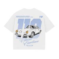T-shirt en coton de haute qualité, surdimensionné, avec impression numérique, pour hommes, logo personnalisé DTF, t-shirts en coton tricoté pour hommes