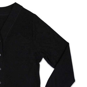 Cárdigans de Invierno Tejidos con Logotipo Personalizado de Letras Griegas de Primera Calidad, Transpirables, Cuello en V Estándar, Colores Personalizados - Product Image 4