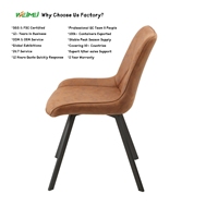 Chaise de salle à manger pour restaurant, minimaliste, en velours, pivotante, multicolores
