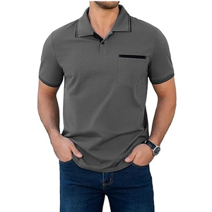Polo homme de haute qualité, broderie personnalisée - Product Image 1
