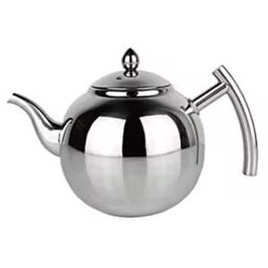 Tetera Vintage de Acero Inoxidable con Diseño en Espiral, Cafetera Árabe con Asa de Madera, Decorativa para Servir Té - Product Image 6