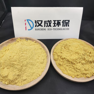 Sulfato férmico polimérico do bom serviço da venda quente/PFS para o pó amarelo CAS 10028-22-5 do agente químico do tratamento de esgoto - Product Image 2