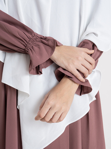 Hiyab de Poliéster, Abaya, Khimar, Transpirable, de Una Sola Capa, Ropa Islámica Larga para Oración, para Mujer, Colecciones Sanash, Corte Holgado, Venta al Por Mayor - Product Image 6