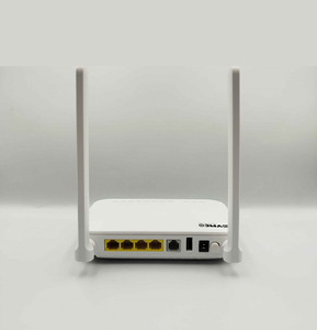 XPON ONU ONT SM-1GWXPON 1GE+3FE 2.4GHz 300Mbps Haut Débit 5dBi 2 Antennes SC DC 12V Fibre Optique FTTH EPON/GPON Routeur WiFi SYMCO - Product Image 2