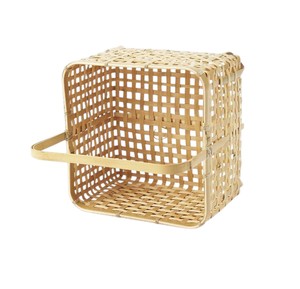 Panier en bambou tressé du Vietnam, contenants de rangement, organisateur de cuisine, boîtes de rangement alimentaire, pour emballage, décoration intérieure, panier - Product Image 2