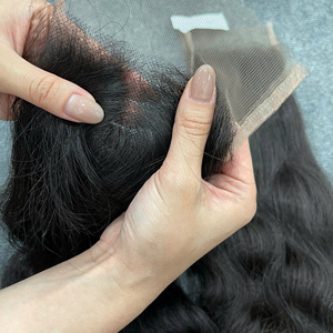 Oferta 2026: Cabello Ondulado Virgen Vietnamita con Nudo Único, Cierre Invisible HD Suizo 5x5, Extensiones de Cabello Humano con Parte Libre sin Bordes - Product Image 5