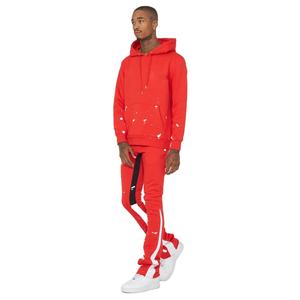Nouveau survêtement streetwear pour homme 2025 avec logo personnalisé, survêtement d'hiver avec pantalon de jogging évasé, ensembles deux pièces pour homme - Product Image 2