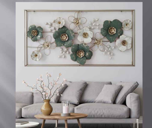 Sculpture murale moderne en acier inoxydable en forme de cercle pour salon, chambre, bureau, décoration intérieure, avec revêtement en poudre, à suspendre - Product Image 5