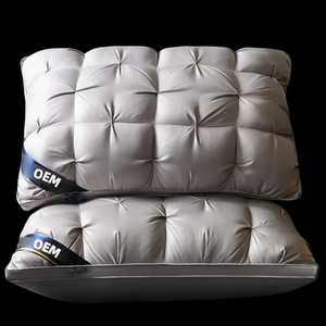 Luxury Five-Star Comfort Woven Eco-Friendly Microfiber Therapy <b>Pillow</b> with Neck <b>Support</b> for Hilton Hotel Beds Sleeping - Product Image 5