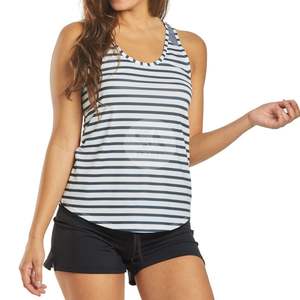 Camisetas de Tirantes Deportivas para Mujer, Sublimadas, con Estampado Espiral Colorido, Tejidas, sin Mangas, Verano, Logotipo Personalizado, Transpirables, para Fitness - Product Image 5