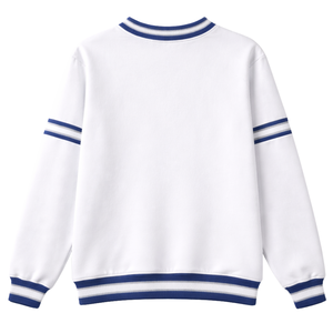 Sudadera con Cuello Redondo y Franjas Blancas de Phi Beta Sigma, Prenda de Fraternidad Griega con Diseño Clásico de Chenille, Comodidad Premium - Product Image 5