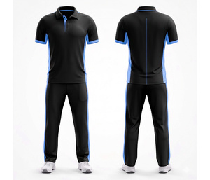 High Quality Polyester Sublimated <b>Cricket</b> Uniform | Men Women Youth <b>Cricket</b> Wears Polo Shirt and Trouser Full Team Outfit - Product Image 3