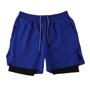 Durable Wear 2 IN 1 Shorts Breathable Mesh Fabric 2 IN 1 Shorts Stylish Wear 2 IN 1 Shorts Men - Product Image 1