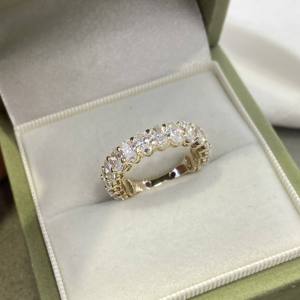 Anillos de Eternidad con Diamantes Cultivados en Laboratorio con Certificación IGI, Corte Ovalado, Oro de 18K y 14K, Anillo de Diamantes Sintéticos, Joyería - Product Image 4