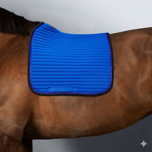 BRAND ZONE Tapis de selle polyvalent personnalisé confortable pour dressage et équitation anglaise, en velours avec rembourrage en mousse de polyester - Product Image 2