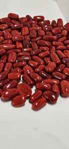 Coral Rojo Italiano, Nuevo Producto, Forma Ovalada, Color Sangre, Gema de Alta Calidad, Gema Suelta para Joyería - Product Image 3