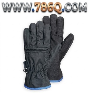 Guantes tácticos de cuero para montar, protección ligera, resistente al corte, pantalla táctil, para senderismo - Product Image 1