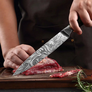 Luxury 8 pcs Resin Handle <b>Set</b> <b>Sharp</b> Blade Kitchen <b>Knives</b> <b>Set</b> Stainless Steel Blade - Product Image 3