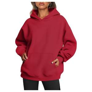 2025 mujeres Heavy Fleece Pullover Hoodie OEM ODM diseño personalizado Otoño/Invierno ecológico transpirable impreso insignia Casual - Product Image 6