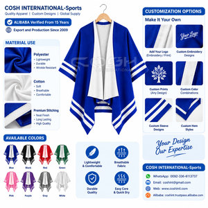 Cosh International Sorority Sisterhood - Capa de cachemira acrílica y poliéster cálida para otoño e invierno, bufanda y suéter de moda dividido - Product Image 6