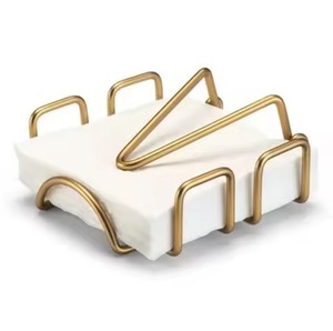 Modern Designer Metal Napkin Stand For Dining Table And <b>Kitchen</b> Elegant <b>Tissue</b> <b>Holder</b> For Home Office And Restaurant - Product Image 2