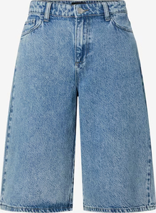 Shorts en jean vintage pour homme, taille mi-haute, style streetwear, coupe droite, respirant, 100% coton, délavage clair - Product Image 6