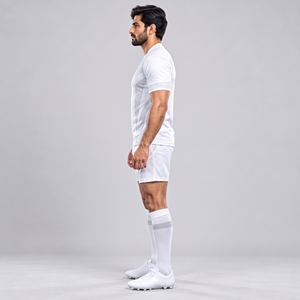 ชุดรักบี้แบบกำหนดเอง ชุดกีฬารักบี้ เสื้อเจอร์ซีย์แบบซับลิเมชั่น กางเกงขาสั้น ผ้าซับเหงื่อ แห้งเร็ว ทรงสปอร์ต ขายส่งสำหรับผู้ชาย - Product Image 5