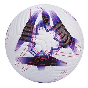 Ballon de football officiel personnalisé en PVC de haute qualité, populaire, en butyl, léger, écologique, taille officielle, 410g, durable, haute rétention d'air, pour match, Oxva - Product Image 1