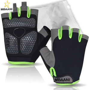 Guantes de Ciclismo para Hombre/Mujer, Guantes de Bicicleta con Almohadilla Antideslizante y Absorbente de Impactos, Medios Dedos - Product Image 4