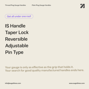 Manija de calibre de precisión con diseño preciso para inspección de calibres de encaje y calibres de rosca, reversible 1W 2W 3W 4W 5W 6W 7W 8W - Product Image 6