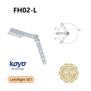 Charnière à faible friction de style japonais pour les accessoires de quincaillerie de porte de meubles modernes - Product Image 1