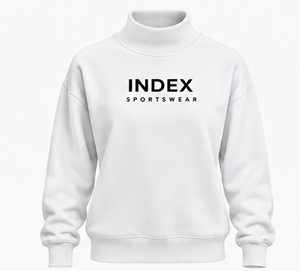 Sweat-shirt à col roulé pour femme Index Sportswear, manches longues, couleur unie, décontracté, pour l'automne, longueur normale, adulte - Product Image 1