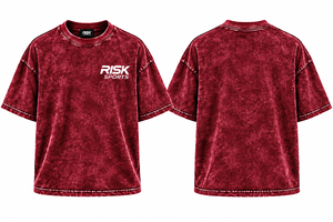 Camiseta Deportiva RISK SPORTS para Hombre, Corte Holgado, Cuello Redondo, Manga Corta, Estilo Urbano, Estampado con Logotipo Frontal - Product Image 5