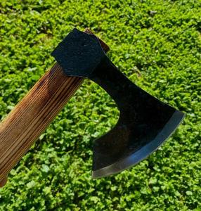 Product palace LLC Hot Selling industrial Design Handmade Hand-Forged High Carbon Steel Vikings Axe Custom OEM Ashwood Handle - Product Image 3