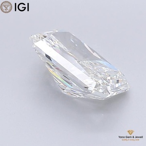 Diamant de laboratoire CVD de 5,01 carats, taille radiant, couleur E, clarté VVS1, certifié IGI, idéal pour la création de bagues - Product Image 5