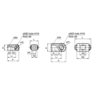 Pièces pneumatiques Y-G02 à double articulation SMC Pneumatics - Product Image 2