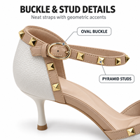 Damen Strass Stiletto High Heels Pumps Geschlossene Zehenpartie Brautsandalen für Frühling Sommer Herbst