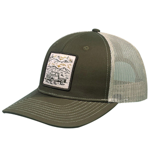 Gorra de Béisbol Unisex Azul Marino de Malla con Logotipo de Goma Blanca en Relieve, Ajustable, Estilo Casual - Product Image 1