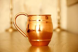 Tasses à Moscow Mule en cuivre Trynow, 16 oz, en cuivre pur, tasses à bière martelées, tasses de voyage avec poignée - Product Image 3