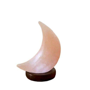 Modern Himalayan <b>Moon</b> Salt Lamp Best Selling <b>Moon</b> Shaped <b>Crystal</b> Decorative Lamp with OEM Size Private Label Supplier Services - Product Image 3