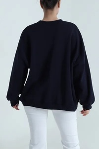 เสื้อสเวตเชิ้ตโอเวอร์ไซส์ Ever Glow คอกลม ผ้าฟลีซ ซักทำความสะอาดง่าย เป็นมิตรต่อสิ่งแวดล้อม กันน้ำ กันลม ผลิตจากผ้าฝ้าย/โพลีเอสเตอร์ ระบายอากาศได้ดี ไซส์พลัส - Product Image 6