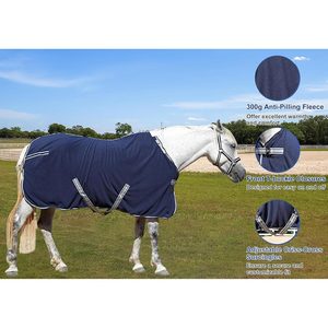 PRIMEFIELD ENTERPRISES Tapis de selle de luxe matelassé Ripstop avec garniture dorée, motif point de chaînette, doublure en maille, coton/polyester - Product Image 3