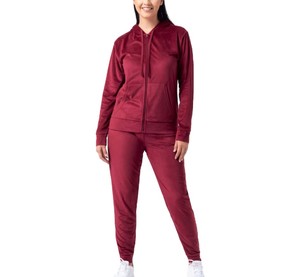 Survêtement unisexe personnalisé avec logo, décontracté, athlétique, respirant, léger, à taille élastique, avec fermeture éclair intégrale, motif écossais, pour le printemps - Product Image 3