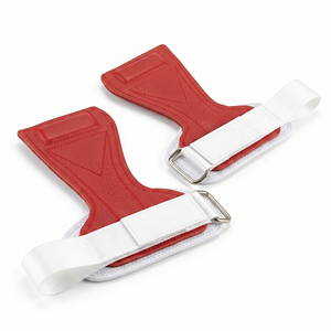 Agarraderas de Gimnasia con Cierre de Gancho y Bucle, Agarraderas de Cuero para Levantamiento de Pesas, Entrenamiento, Gimnasia, Unisex - Product Image 2