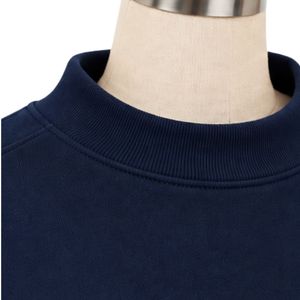 <b>Womens</b> Midnight Navy Blue Oversized Sweatshirt <b>White</b> Strong Girl Graphic Print Crew Neck Long Sleeve Casual Streetwear Pullover - Product Image 3