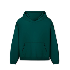 <b>Pink</b> Oversized Hooded <b>Sweatshirt</b> With Kangaroo Pocket Regular Sleeve Fleece Casual Unisex Autumn Wear - Product Image 6