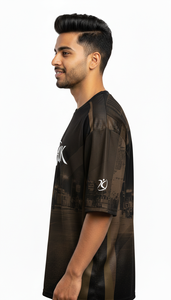 Camiseta de Moda Casual Holgada para Hombre, Estilo Urbano, Sublimada, para Uso Diario - Product Image 3